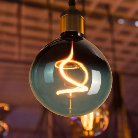 LED žárovka G125 E27 4W 90lm 1800K Warm 320° Dekorativní DECOVINTAGE Sanico Goldlux