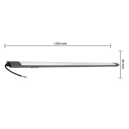 LED lampa Lineární hermetické svítidlo 36W 3000lm 6500K IP65 120cm