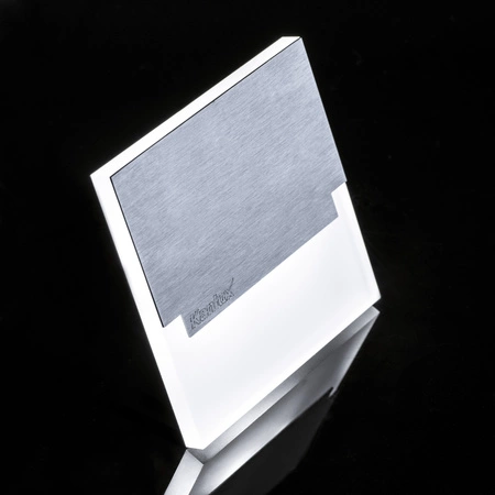 Schodišťové světlo LED 1,3W 13lm 3000K Warm Square Silver Sabik Kanlux