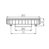 LED žárovka GX53 9W 600lm 4000K Neutral KANLUX