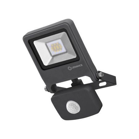 Reflektor LED 10W 800lm 3000K IP65 šedý s pohybovým senzorem LEDVANCE Floodlight Endura