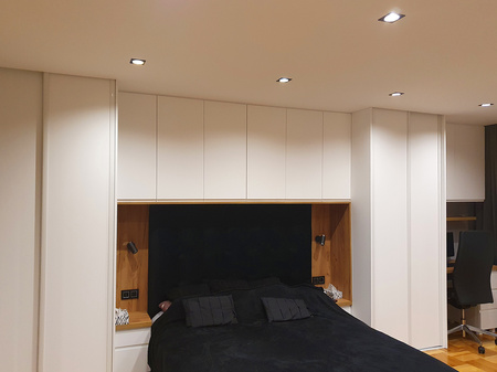 Halogenová Podhledové svítidlo GU10, IP44 Stálá Čtvercová Černá CLARO LUMILED