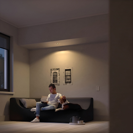 LED Milliskin zapuštěná pod omítku 4,2W CCT kulatá pohyblivá PHILIPS HUE Bluetooth
