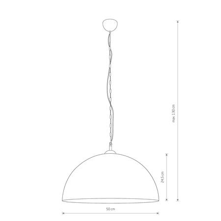 HEMISFÉRA 6368 Nowodvorski Stropní svítidlo Rust E27 závěsná průmyslová ocel