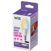 LED žárovka E14 Candle C37 4,9W = 40W 470lm 2700-6500K TW Smart SMART WiFi Bluetooth App WiZ