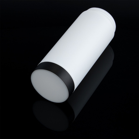 Zahradní nástěnná lampa E27 Elevation. ÚHLOVÝ SLOUP. Černá trubice