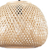 Stropní závěsné svítidlo E27 Beige BAMBOO NATURAL Sanico Goldlux
