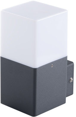 VADRA KANLUX E27 IP44 Vnější nástěnné antracitové sloupy VADRA