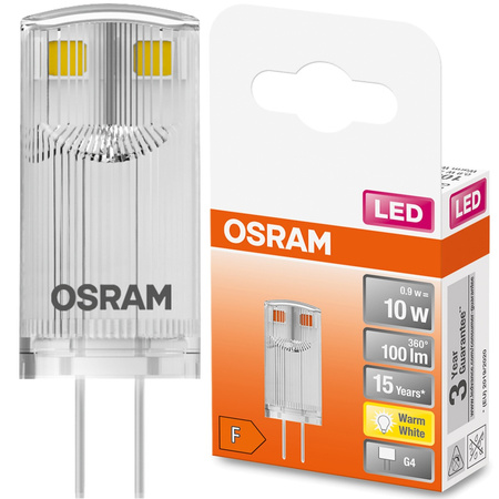 LED žárovka G4 CAPSULE 0.9W = 10W 100lm 2700K Teplá bílá 320° OSRAM Star