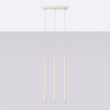 Stropní závěsné svítidlo Tuba Spot 3x G9 Beige Pastelo Ocean Green SL.1514 Sollux