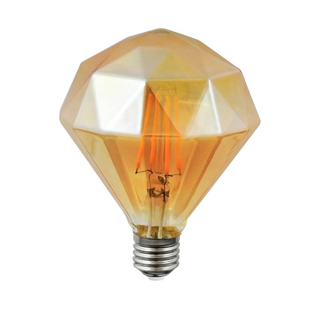 E27 Z110 LED žárovka 4W = 38W 450lm 2700K 360° GOLDLUX (Polux) Vintage Amber Dekor.