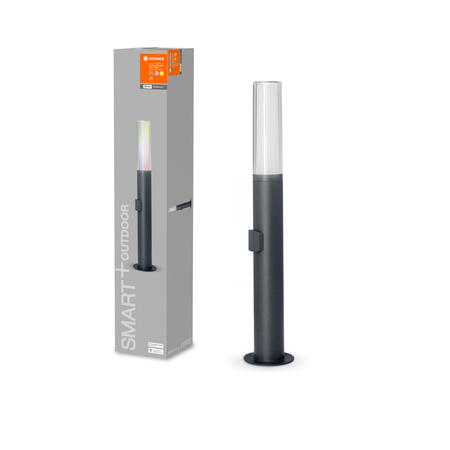Zahradní patník LED lampa SMART 7.5W RGB+W Šedá 60cm SMART+ WiFi FLARE LEDVANCE
