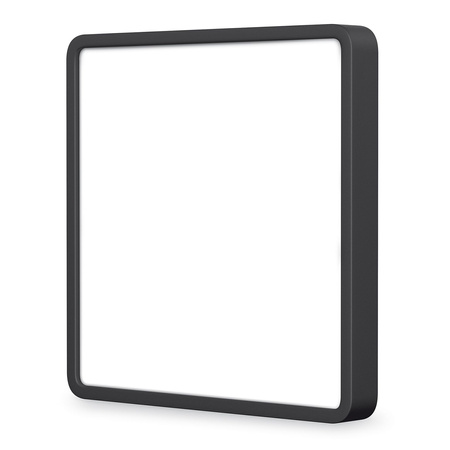 Plafond LED stropní svítidlo pro povrchovou montáž 20W 2500lm 4000K neutrální černá Videx