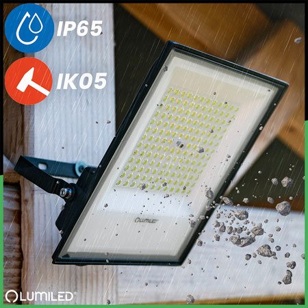 LED reflektory venkovní BRIGHT 100W 11000lm 4000K Vodotěsné IP65 LUMILED