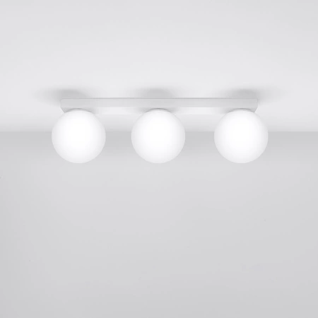 YOLI 3 3xG9 Bílé moderní stropní svítidlo SOLLUX