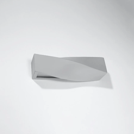 Nástěnné svítidlo LED SIGMA E27 Keramická šedá SOLLUX