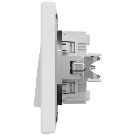 Asfora dvojitý schodišťový spínač. zapuštěná montáž. IP20. bílý