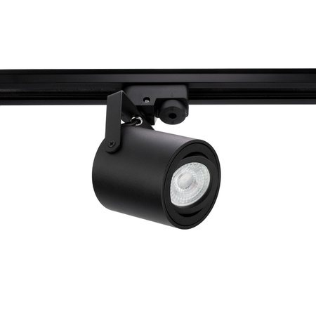 GU10 Matt Black Track reflektorová lampa pro jednofázové tratě