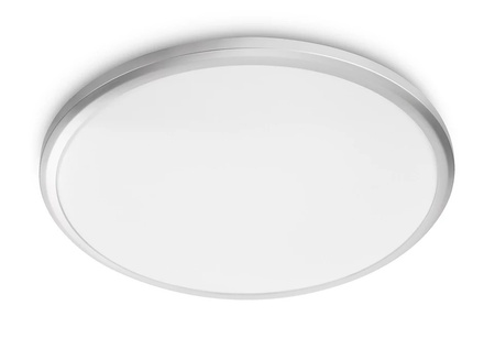 Plafond LED stropní svítidlo SPRAY 12W 2700K 29cm IP44 stříbrné kulaté PHILIPS