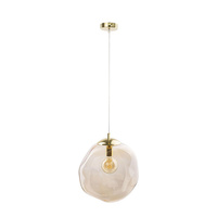 SOL AMBER Závěsné stropní svítidlo Amber and Gold Modern E27 4261 TK Lighting