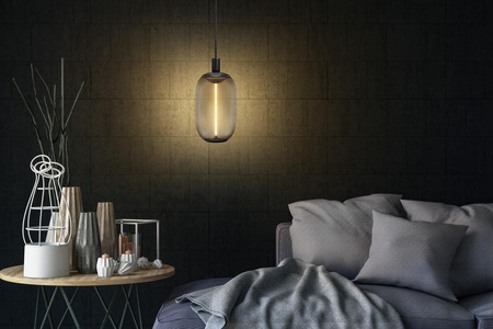 Stropní závěsné svítidlo šedé Vintage 1906 kyvadlo Ledvance