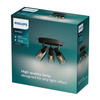 Reflektorové stropní svítidlo 3x E14 Black Palms Philips