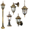 Sanico Goldlux E27 Patina IP43 Florence Stojanová zahradní lampa