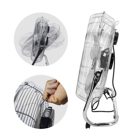 Podlahové oběhové čerpadlo FAN FAN 60cm 100W Silver VIENTO KOBI