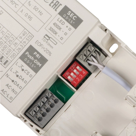 Napájecí zdroj LED ovladače 26,3 W 0,7 A stmívatelný bílý TIBERI KANLUX