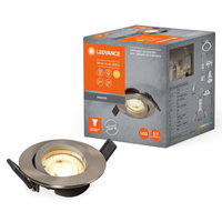 Podomítkové svítidlo GU10 4.3W 345lm 230V 2700K Teplá bílá Ra ? 90 Silver LED SPOT LEDVANCE