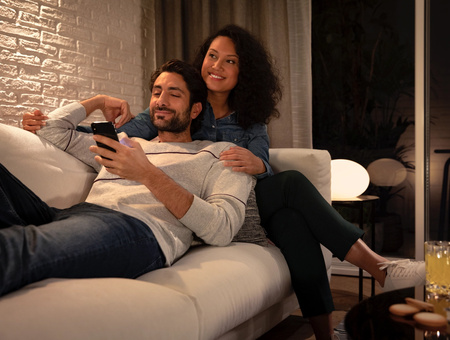 LED žárovka GU10 s reflektorem 4,2 W = 50 W 400 lm 2200-6500 K CCT SMART Smart Bluetooth ZigBee White Ambiance Philips HUE