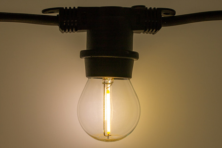 Venkovní zahradní girlanda světelný řetěz 10m 20xE27 LED 1.3W Kobi