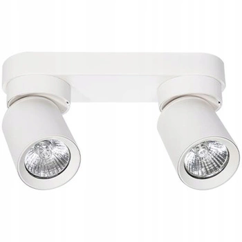 TIMO stropní nástěnné svítidlo nástěnné reflektorové svítidlo pohyblivé halogenové svítidlo 2xGU10 bílé LVT