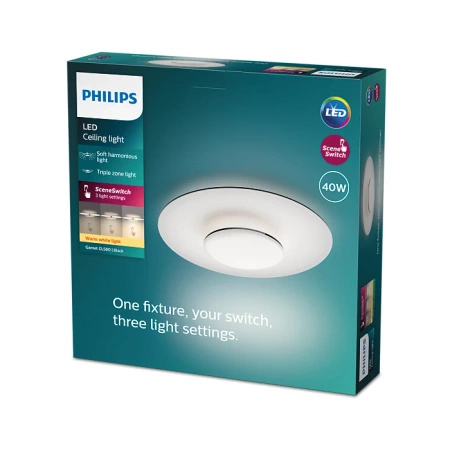 Stropní svítidlo LED Plafond 40W 4200lm 2700K Black Garnet Philips