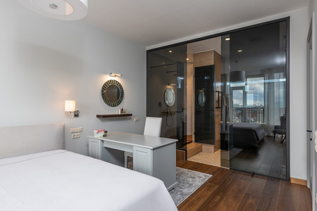 LED koupelnové nástěnné svítidlo TRAN KM9024 Svítidlo nad zrcadlem 8W 580lm 4000K 40cm