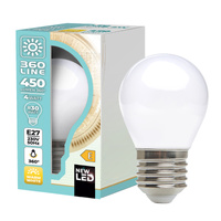 LED žárovka E27 Ball 4W 450lm 3000K Warm 360° Filament Line Kobi
