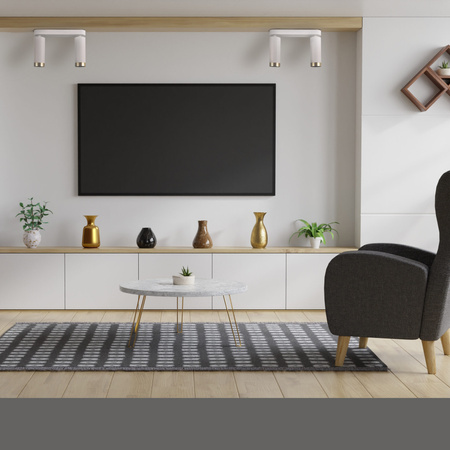 Nástěnné a stropní bodové svítidlo 2x GU10 White Gold FADO Sanico Goldlux