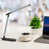 Stolní lampa LED 7W 400lm 4000lm Neutrální 120° černostříbrná Stmívatelná Madera Sanico Goldlux