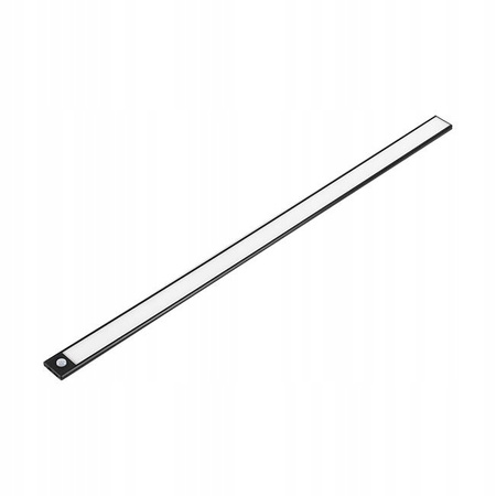 LED lišta na nábytek pod skříňovou lampu 4W 4500K 80cm s pohybovým senzorem černá