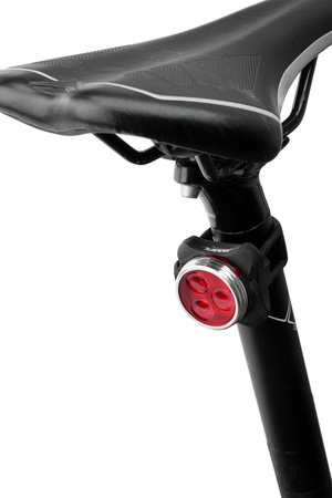 Svítilna na kolo ZADNÍ MS B301 3x LED 4 režimy svícení