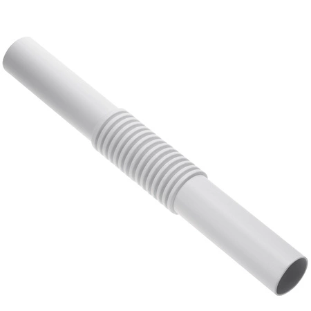 Flexibilní kompenzační konektor ZCL 18 mm PVC bílý 5 ks