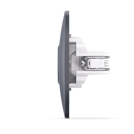 Jednoduchá zásuvka pro televizní anténu, zapuštěná pod omítku Černá BINERA VIDEX