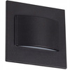 Schodišťové světlo LED 1,5W 30lm 4000K Neutral Square Black Erinus Kanlux