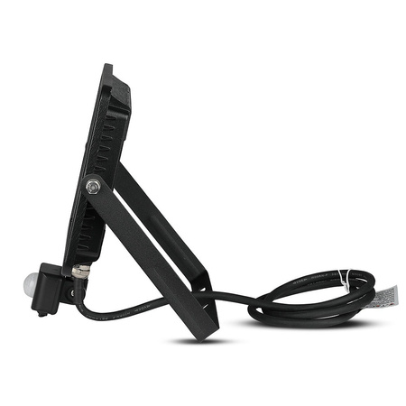 Reflektor LED 50W 4000lm 6400K IP65 Black s pohybovým senzorem a funkcí CUT-OFF Samsung Chip VT-50-SB V-TAC