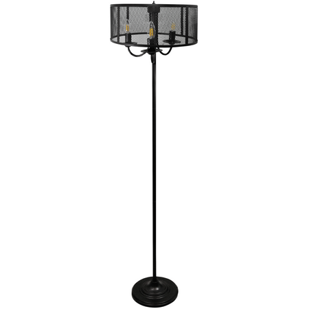 Stojací lampa Soho 3xE14 GOLDLUX (Polux) černá