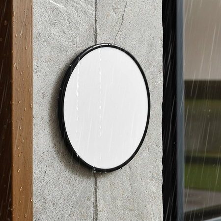 Zahradní lampa LED pro povrchovou montáž 44W 4800lm 4000-6500K CCT 140° kulatá IP54 černá Videx