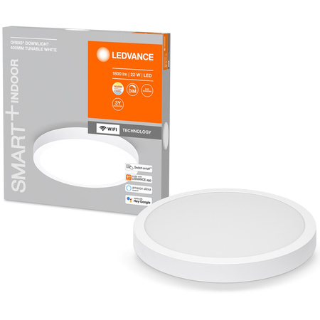 LED stropní svítidlo ORBIS DOWNLIGHT 22W 1800lm CCT 40cm SMART+ WIFI LEDVANCE