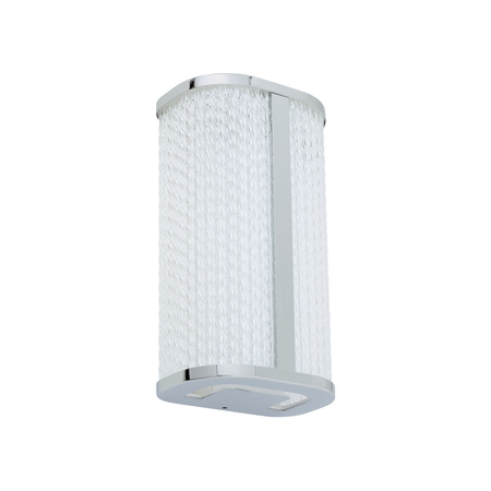 Nástěnné svítidlo LED 15W 1000lm 4000lm Neutrální chrom Vodotěsné Koupelna IP44 Moderní PALMAS LED 10729 Nowodvorski