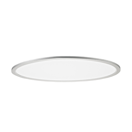 Plafond LED stropní světlo pro povrchovou montáž 40W 3200lm 3000-6000K CCT stmívatelné dálkové ovládání stříbrné moderní Taleb Rabalux