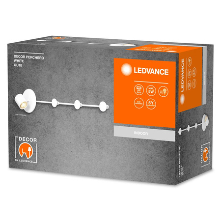 Dekorativní nástěnné svítidlo Povrchová nástěnná lampa GU10 White Decor Ledvance